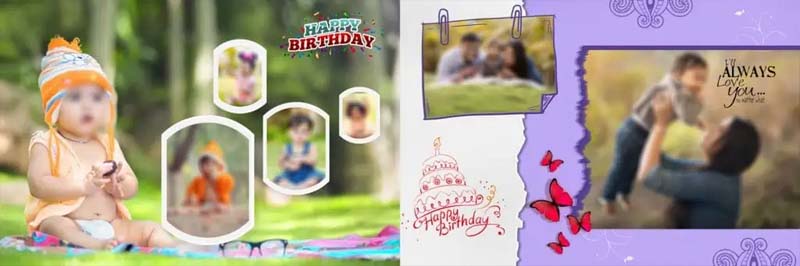 Canvera Birthday Album Design