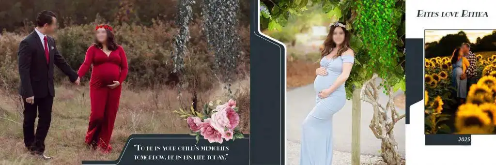 Maternity Album Design PSD