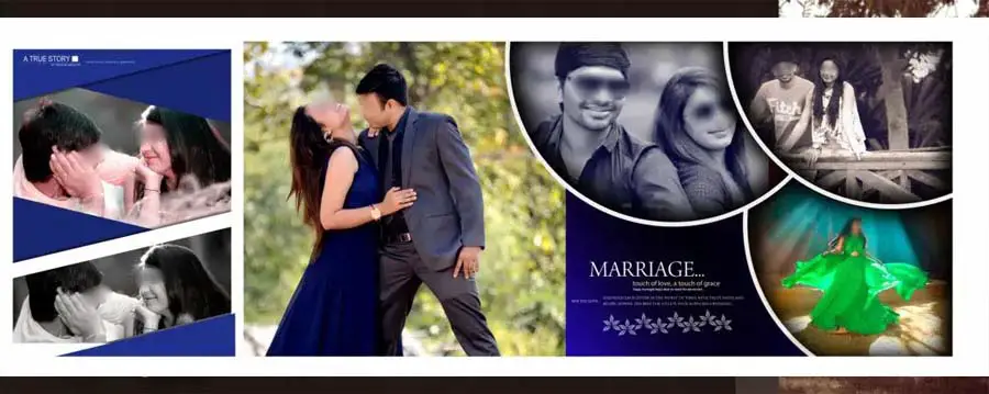 Pre Wedding Album Design