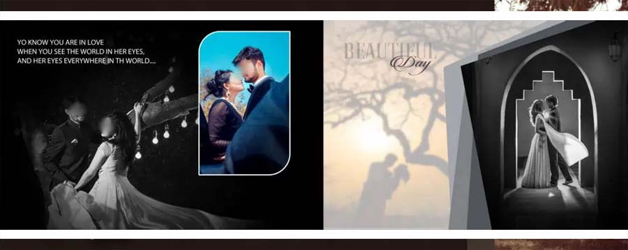 Pre Wedding Album Design