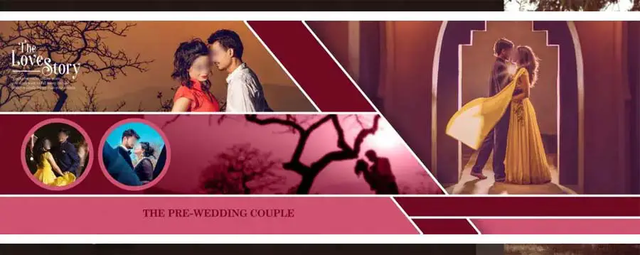 Pre Wedding Album Design