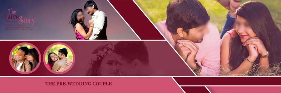 Pre Wedding Album Design PSD