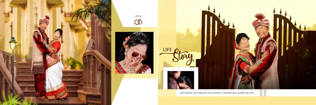 Wedding Album Design PSD