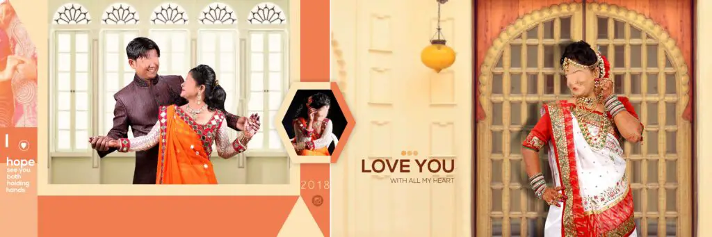 Wedding Album Design PSD