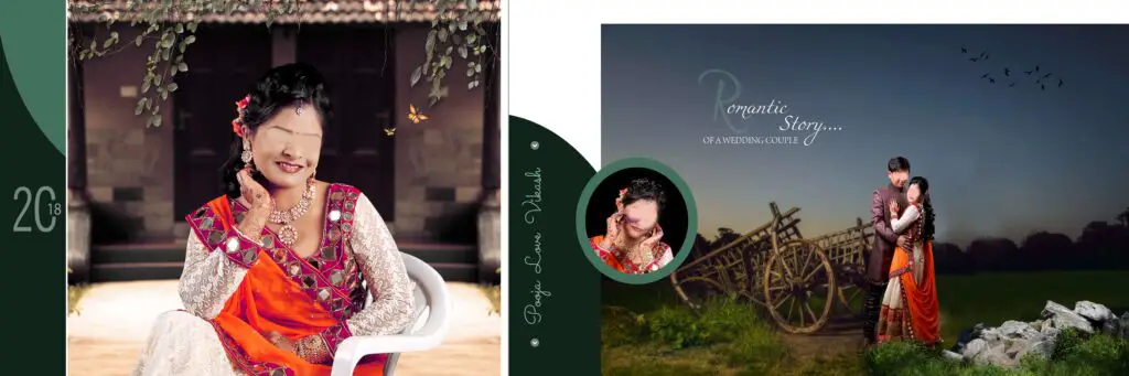 Wedding Album Design PSD