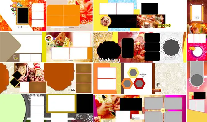 Wedding Album Design PSD Free Download 12x36 2020 HD