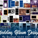 Wedding Album Design PSD Free Download 12x36 2021