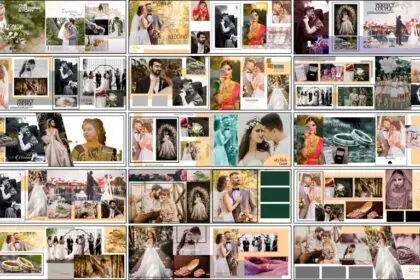 25 Wedding Album Design PSD Free Download 12x36 2018 HD