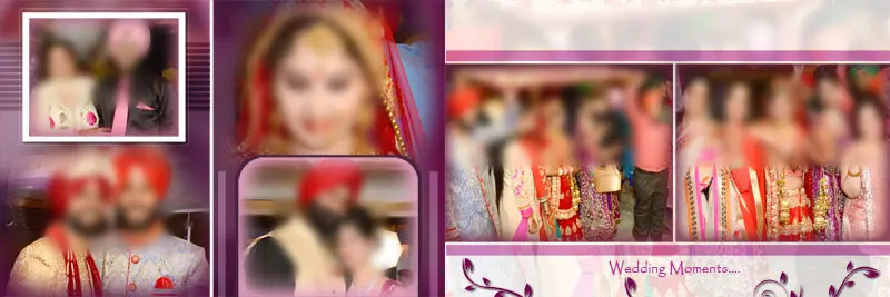 wedding Album Vidhi Design 12x36 PSD