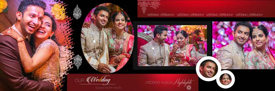 Best 10 wedding album design PSD