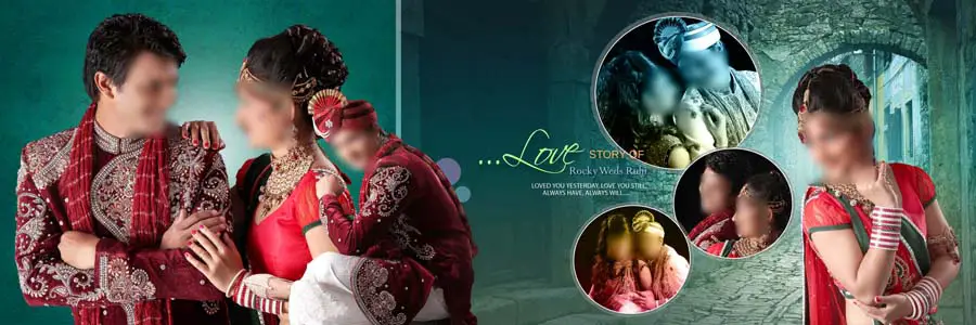 Best 10 wedding album design PSD