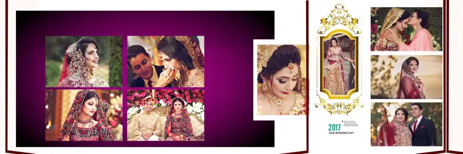 Best 10 wedding album design PSD