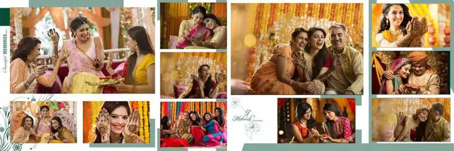 Mehendi Ceremony Photo Album Design