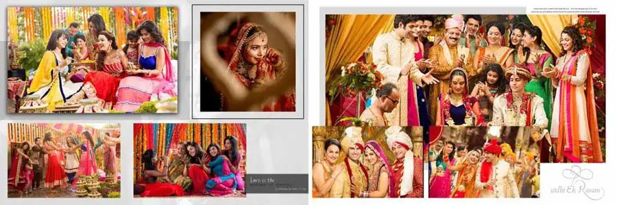 Mehendi Ceremony Photo Album Design