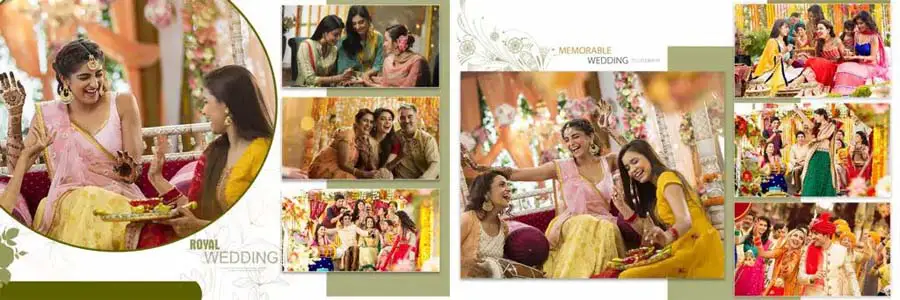 Mehendi Ceremony Photo Album Design