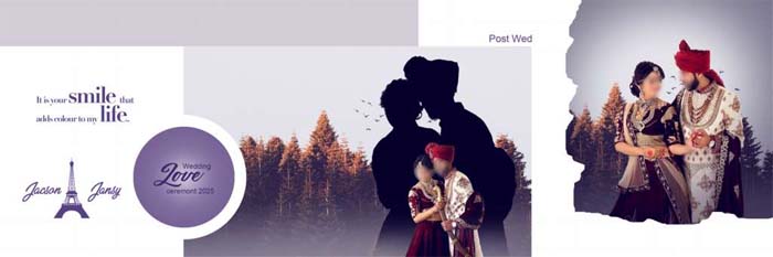 Pre-Wedding Album Design PSD 2022