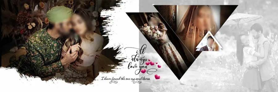 Pre Wedding Album Design PSD