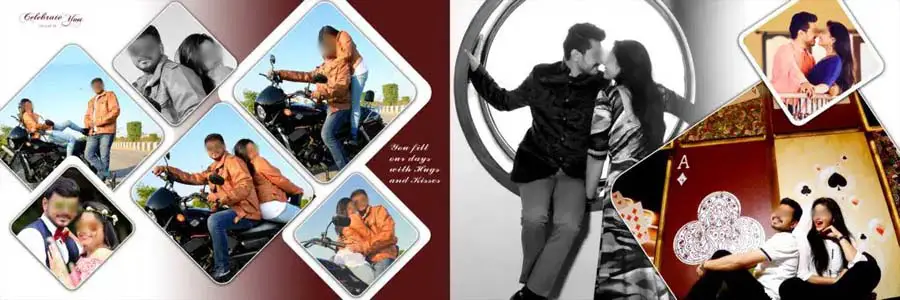 Pre Wedding Album Design PSD