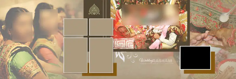 12x36 Wedding Album Vidhi PSD Templates