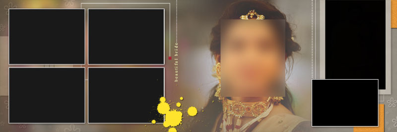 12x36 Wedding Album Vidhi PSD Templates
