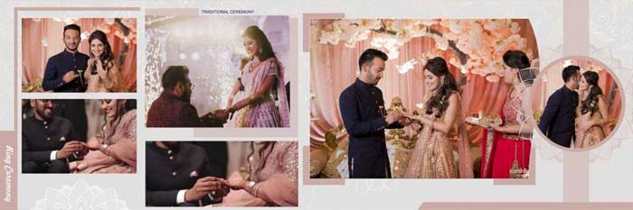 Creative Wedding Album Design PSD 12X36