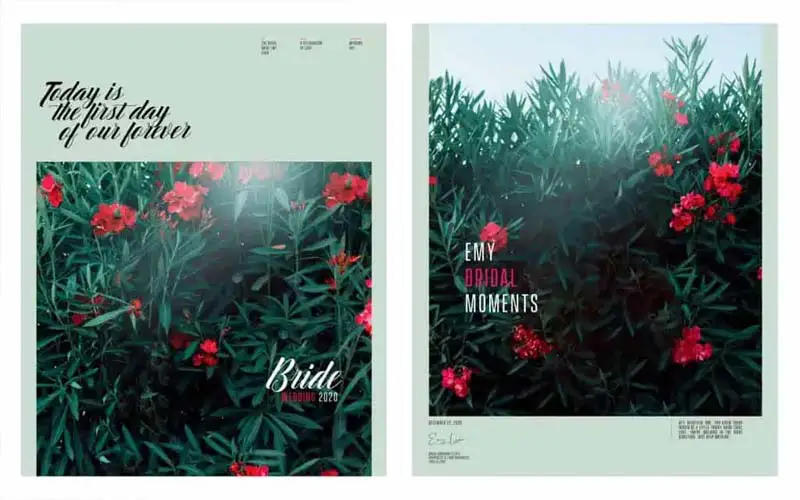 15X24 Album Design PSD