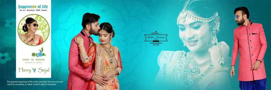 Muslim Wedding Album Design PSD