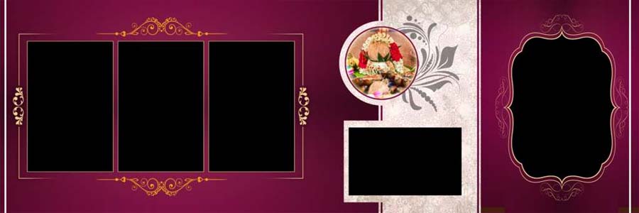 Indesign Wedding Album 12x36 PSD Templates