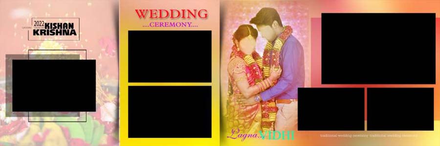 Indesign Wedding Album 12x36 PSD Templates