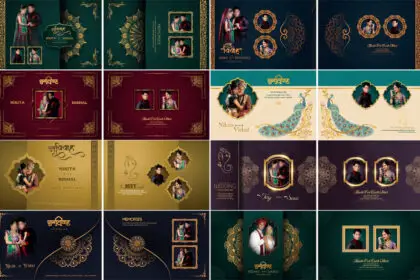 Luxury Photo Album Cover Designs PSD Free Download