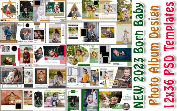 New 2023 Born Baby Photo Album Design