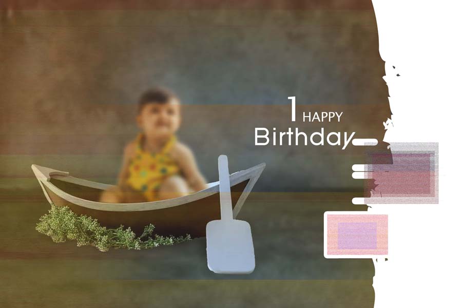 Happy Birthday Album Design PSD