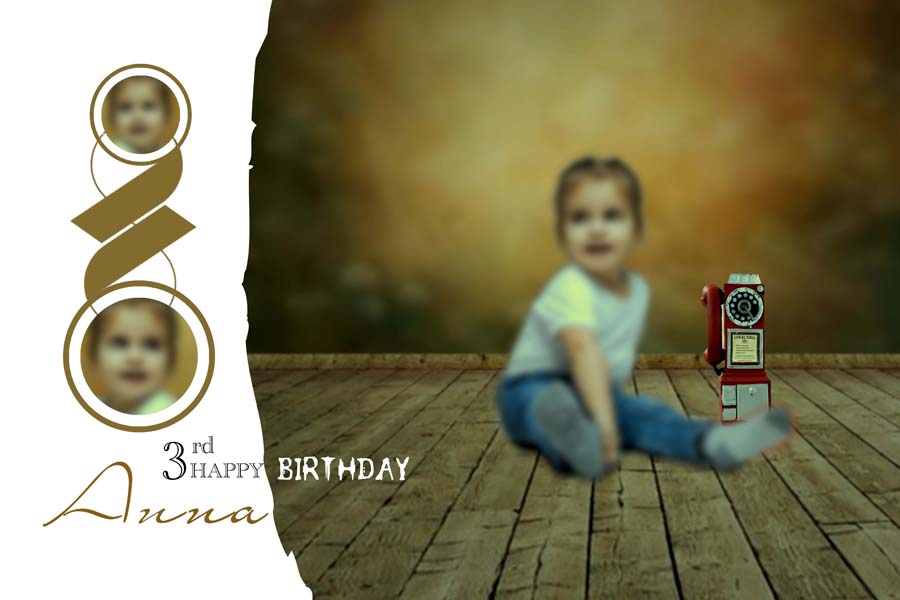 Happy Birthday Album Design PSD