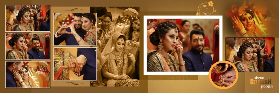 Muslim Wedding Album Design PSD