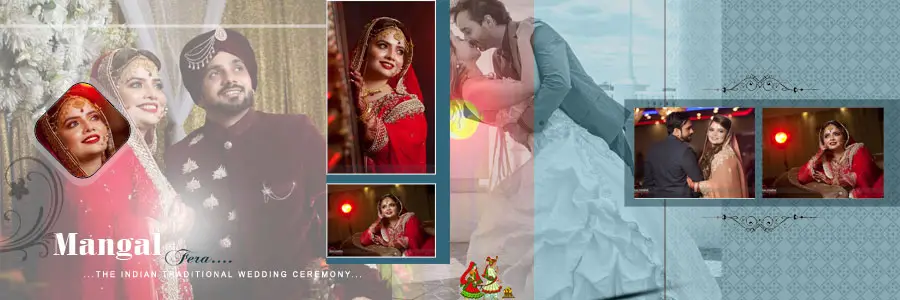 Muslim Wedding Album Design PSD