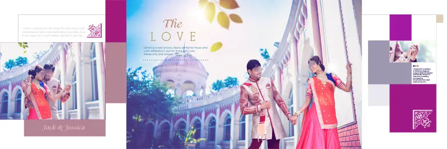 Muslim Wedding Album Design PSD