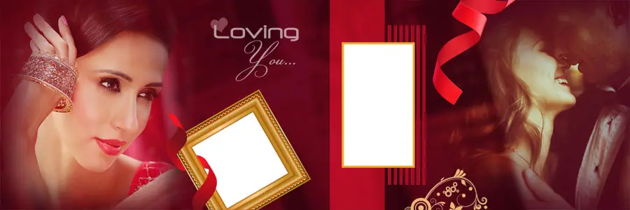 15 Creative Wedding Lovely Moments Photo Album Design PSD