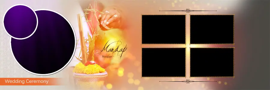 Creative Wedding Album Design PSD