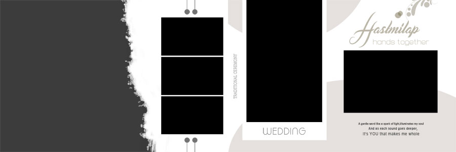 Creative Wedding Album Design PSD