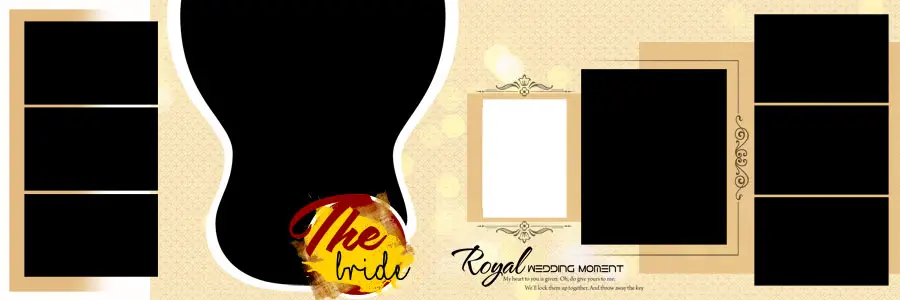 Creative Wedding Album Design PSD