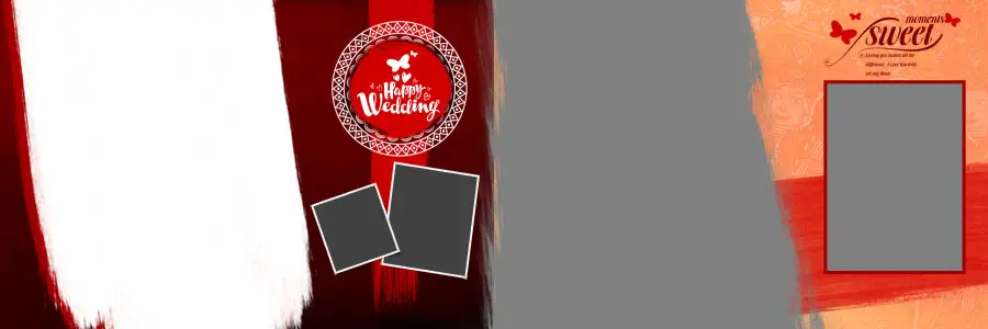 Creative Wedding Album Design PSD