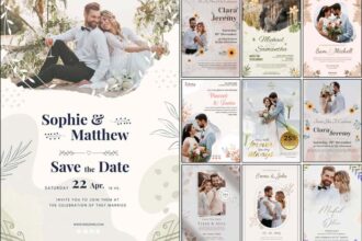 Top 10 Wedding Invitation Card Design PSD