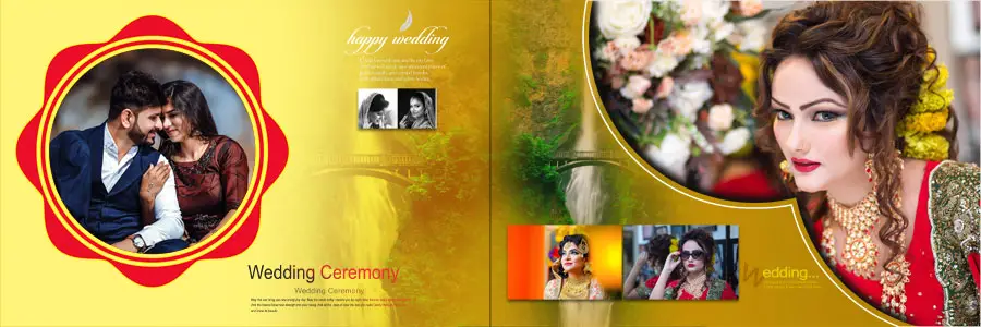 Wedding Album Design PSD Templates