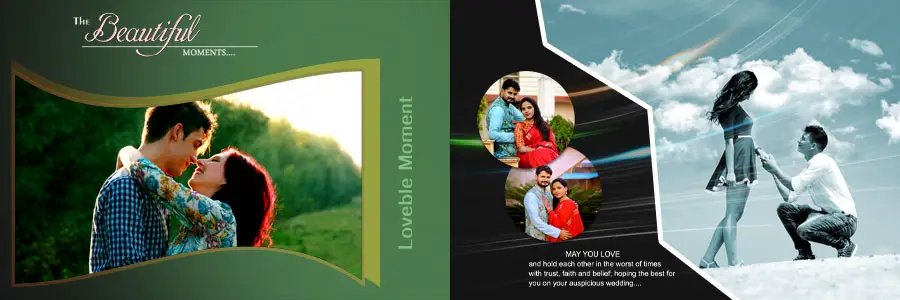 Wedding Album Design PSD Templates