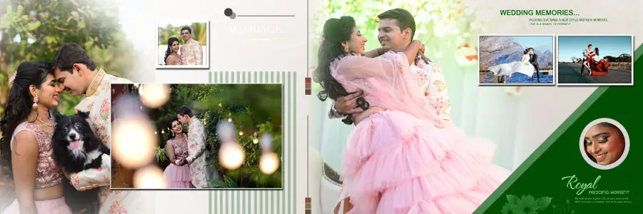 Wedding Album Design PSD Templates