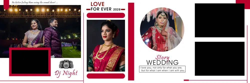 Sangeet Ceremony Album Design PSD