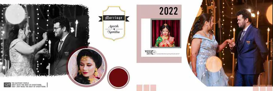 New 2024 Pre Wedding Album DM Design PSD Templates