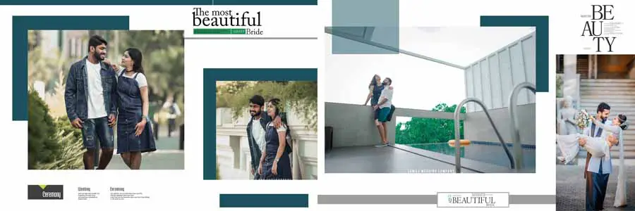 New 2024 Pre Wedding Album DM Design PSD Templates