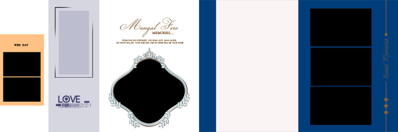 Wedding Album Design PSD Layouts