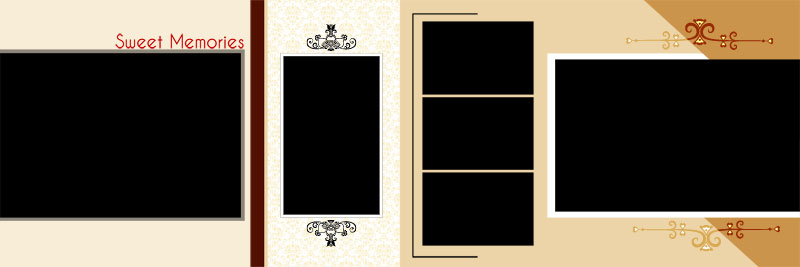 Wedding Album Design PSD Layouts